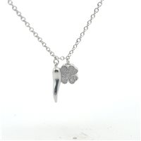 Collana Ultima Edizione Donna in Argento CAO4704 BIANCO - CAO4704 BIANCO